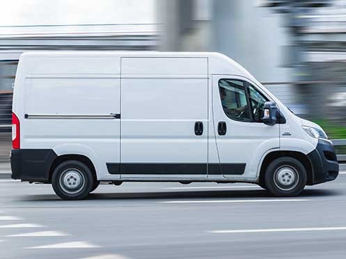 Camionnette livraison express ENDUROAD service rapide 24-72h mondial